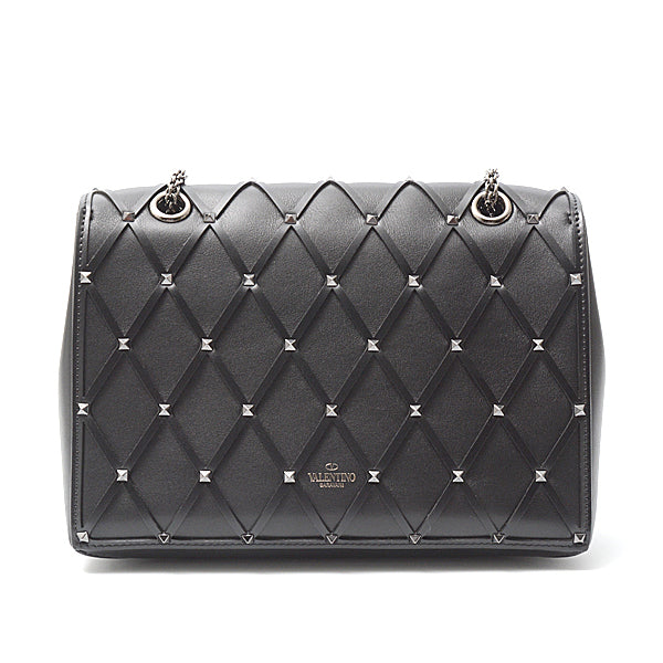 Valentino Leather Rockstud Chain Shoulder Bag