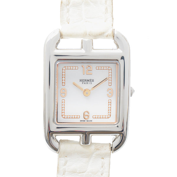 Hermes Cape Cod Double Tour Diamond Quartz Watch CC1.312