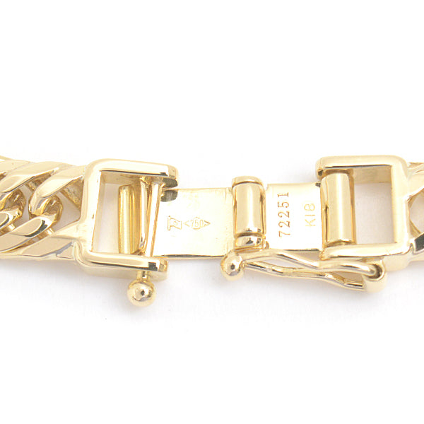 K18 8-Cut Triple Bracelet Yellow Gold