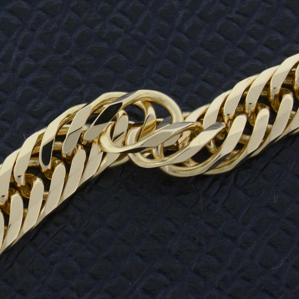 K18 8-Cut Triple Bracelet Yellow Gold