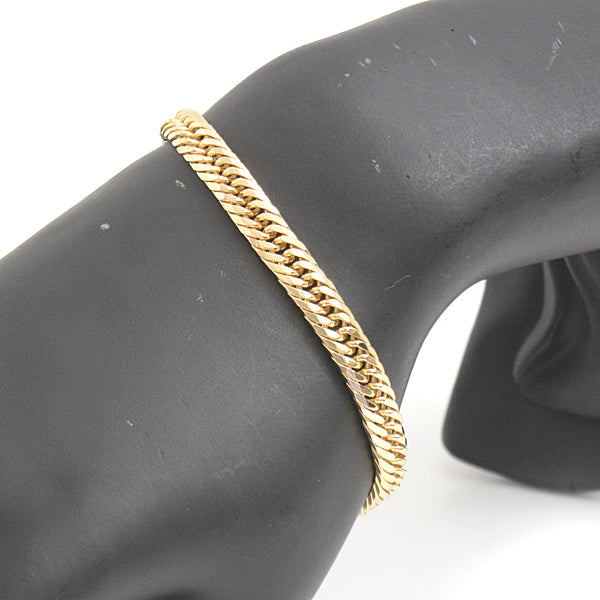 K18 8-Cut Triple Bracelet Yellow Gold