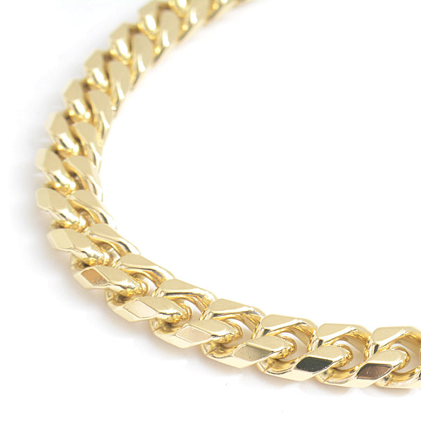 K18 Yellow Gold Bracelet 8-Cut 50g 20cm