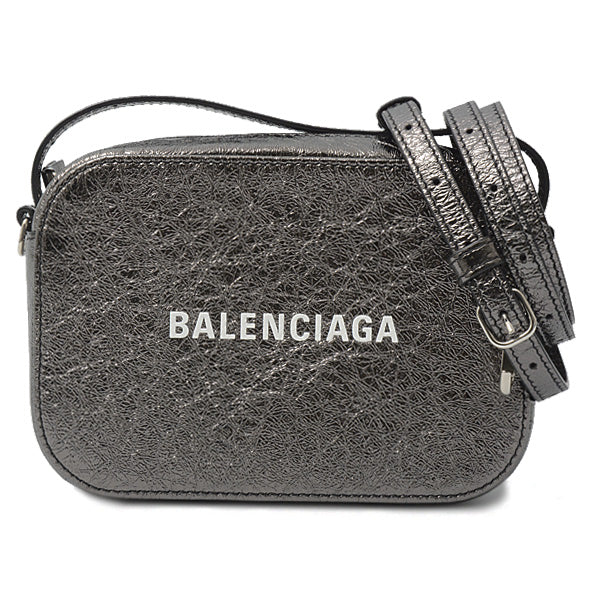 Balenciaga Camera Bag XS 2WAY Calf Metallic Gray 608653 in Great Condition