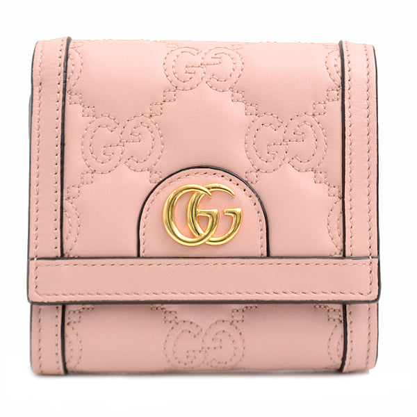 Gucci GG Matelassé Leather Wallet 723799 in Great Condition