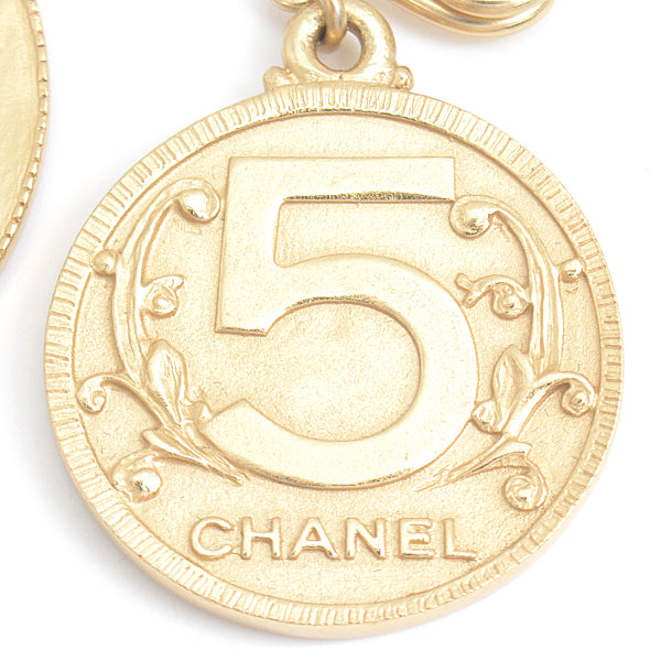 Chanel Coco Coin Brooch Gold