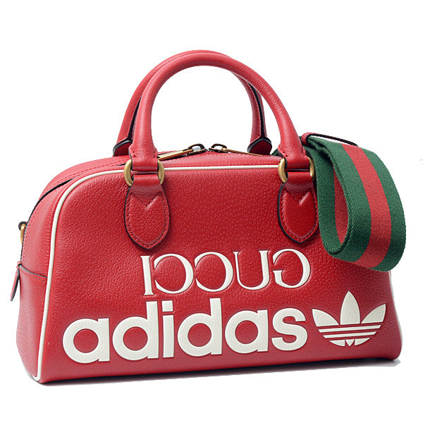 Gucci x Adidas Mini Duffle Bag 2WAY Red 702397 in Great Condition