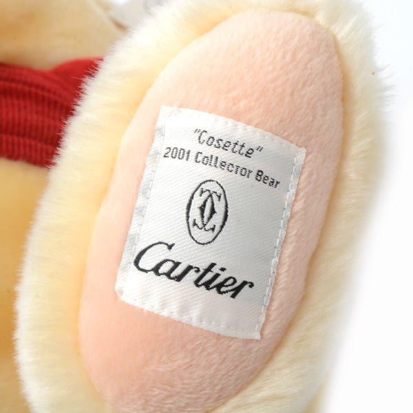 Cartier Teddy Bear Plush Collectible 2001 in Great Condition