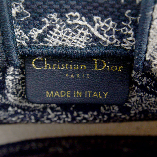 Christian Dior Book Tote Vertical Mini Canvas Bag in Great Condition