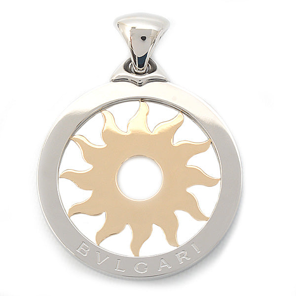 Bvlgari Tondo Sun Large Pendant SS×750YG