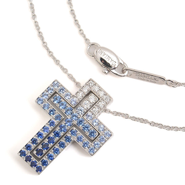 Damiani White Gold Sapphire Necklace 750WG in Great Condition