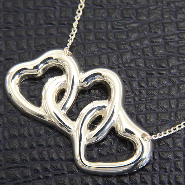 Tiffany & Co Triple Heart Necklace SV925 Silver