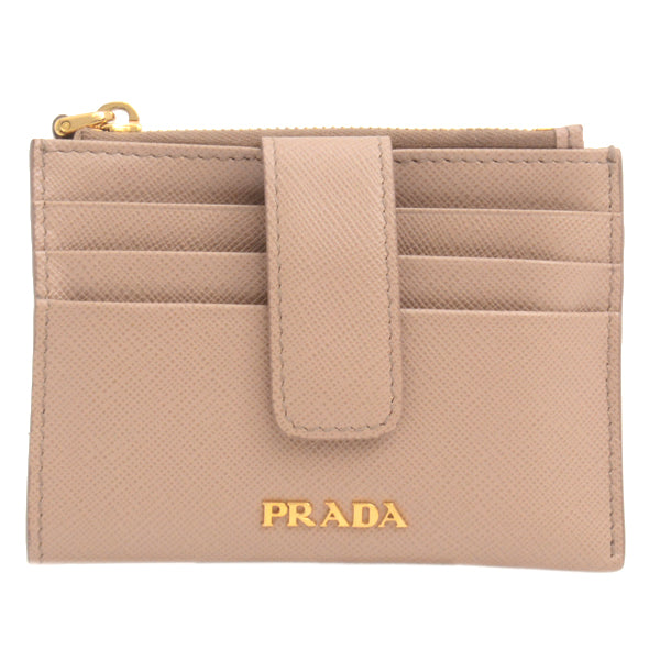 Prada Saffiano Leather Card and Coin Case 1MC026 in Great Condition