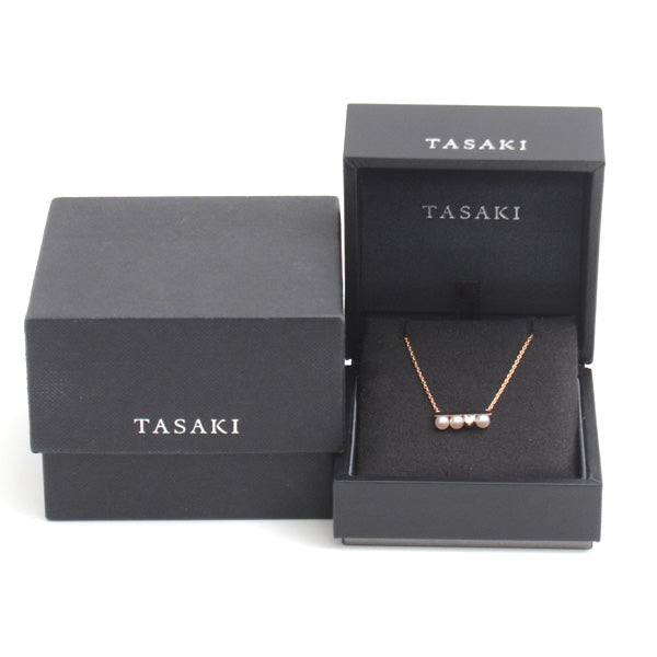 Tasaki Diamond Necklace 750PG Pink Gold