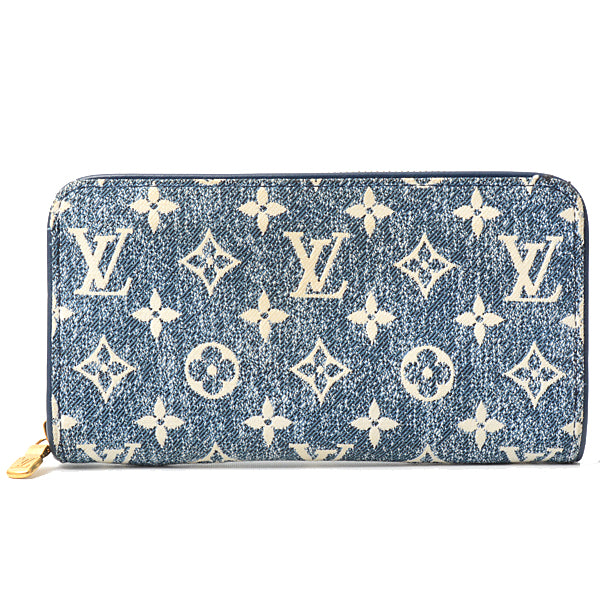 Louis Vuitton Monogram Jacquard Denim Zippy Wallet M81226