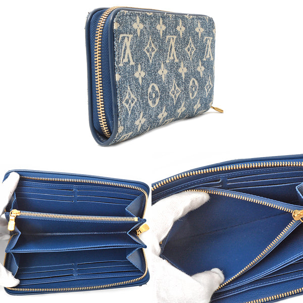 Louis Vuitton Monogram Jacquard Denim Zippy Wallet M81226