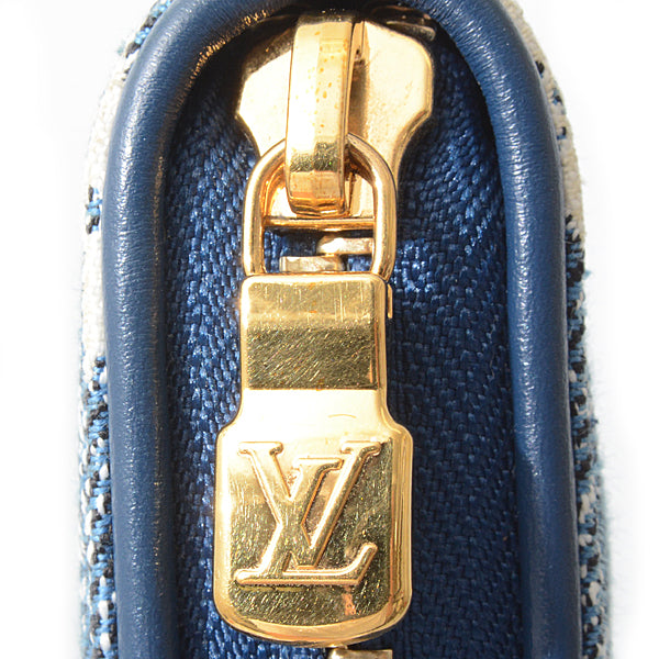 Louis Vuitton Monogram Jacquard Denim Zippy Wallet M81226