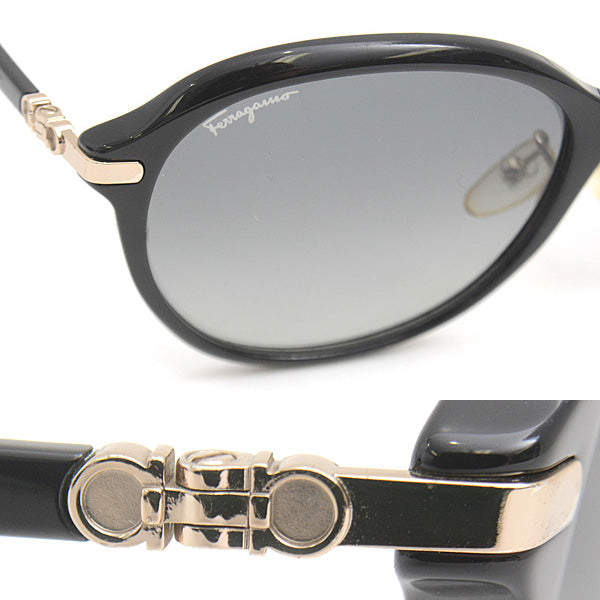 Ferragamo Women's Sunglasses Black Gradient Lens