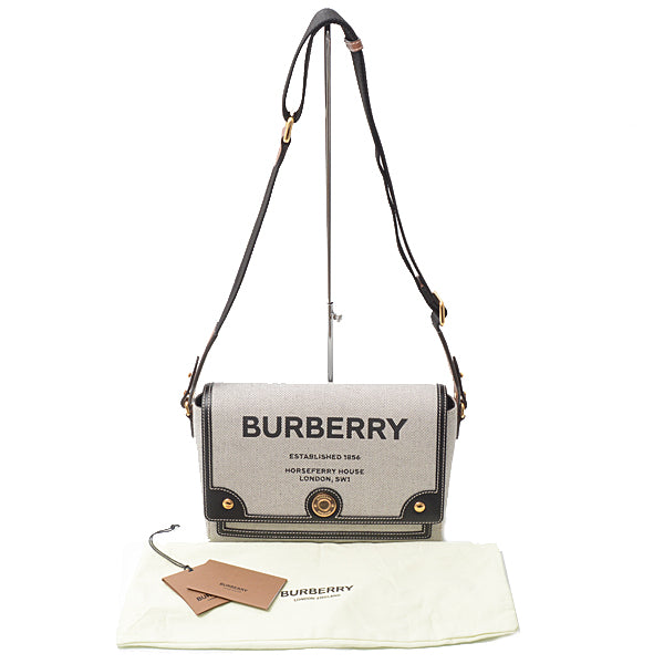 Burberry Horseferry Print Canvas Shoulder Bag 8030249 in Great Condition