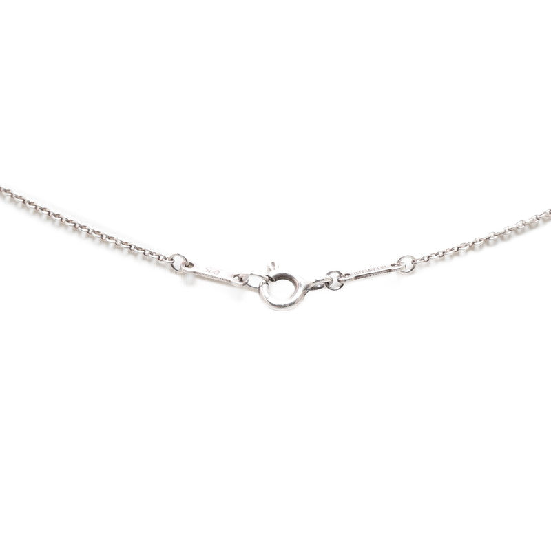 Tiffany & Co Open Heart Necklace Silver