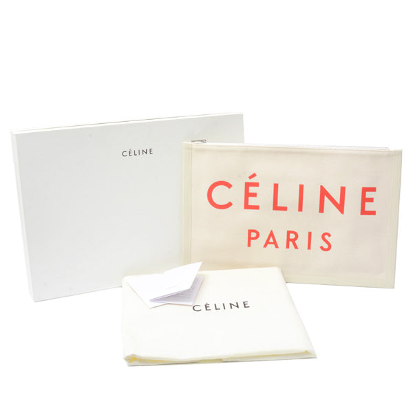 Celine Canvas Logo Clutch Bag 10A962B4W in Great Condition