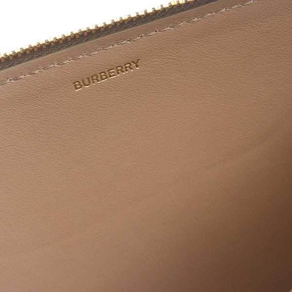 Burberry Men's TB Monogram Clutch Bag Beige 8014975 in Great Condition