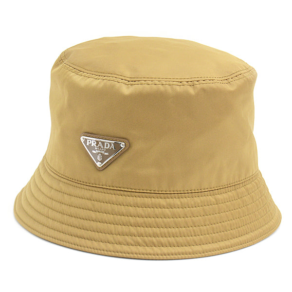 Prada Nylon Bucket Hat Brown