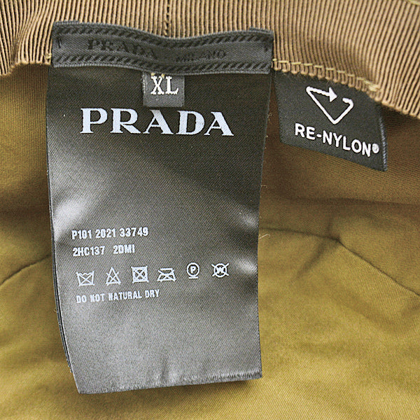 Prada Nylon Bucket Hat Brown