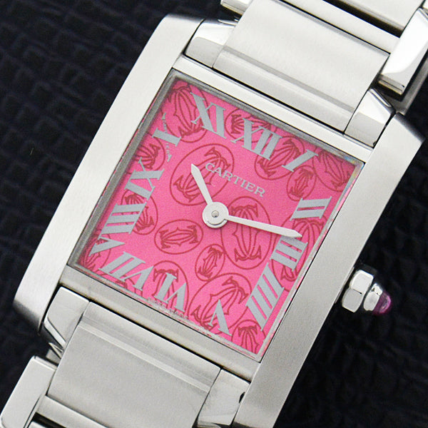 Cartier Tank Francaise SM Quartz Watch 2006 Christmas Limited W51030Q3