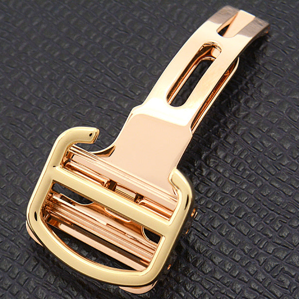 Cartier 750PG Pink Gold Watch D Buckle 18mm in Great Condition