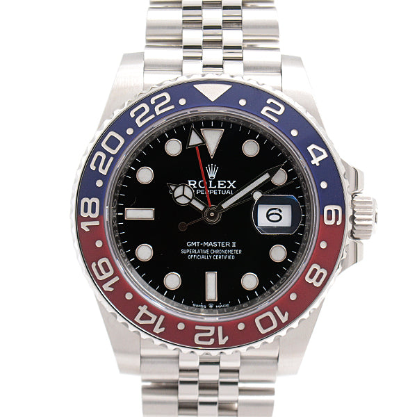 Rolex GMT Master II Automatic Watch 126710BLRO Stainless Steel in Great Condition