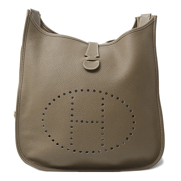 Hermes Evelyne 3 GM Shoulder Bag Etoupe