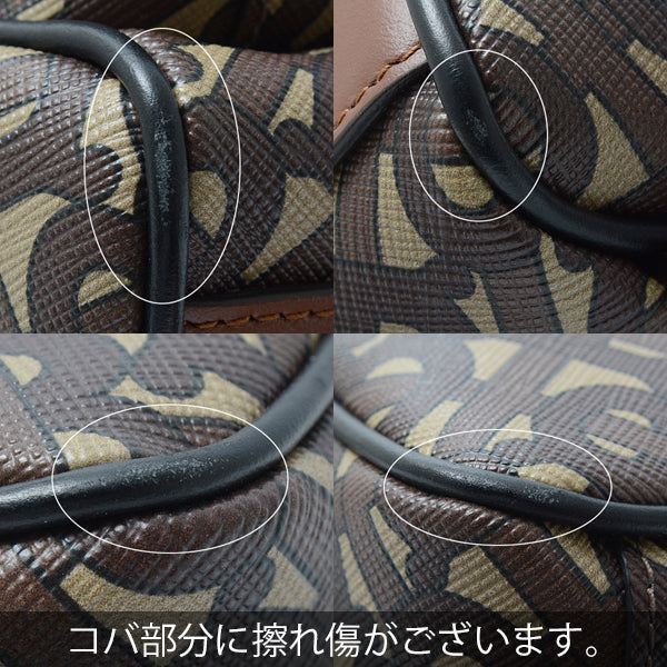 Burberry TB Monogram PVC Backpack 8019346 in Great Condition