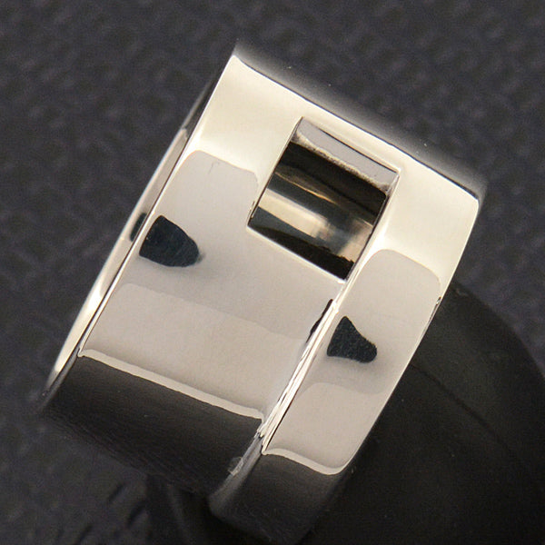 Gucci Silver SV925 Square Design Ring 11.5