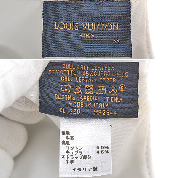 Louis Vuitton Monogram Leather Cap LV Friends