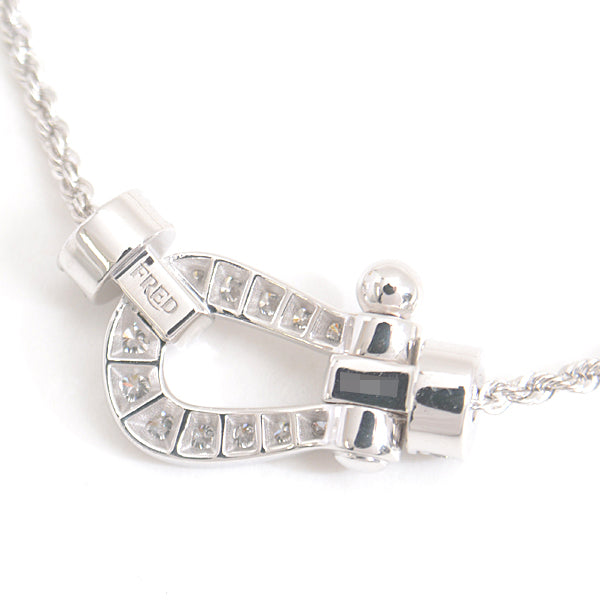 FRED Force 10 Diamond Necklace Medium Model 750WG White Gold