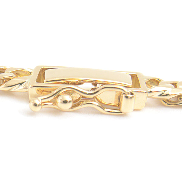 K18 6-Sided Double Bracelet Yellow Gold