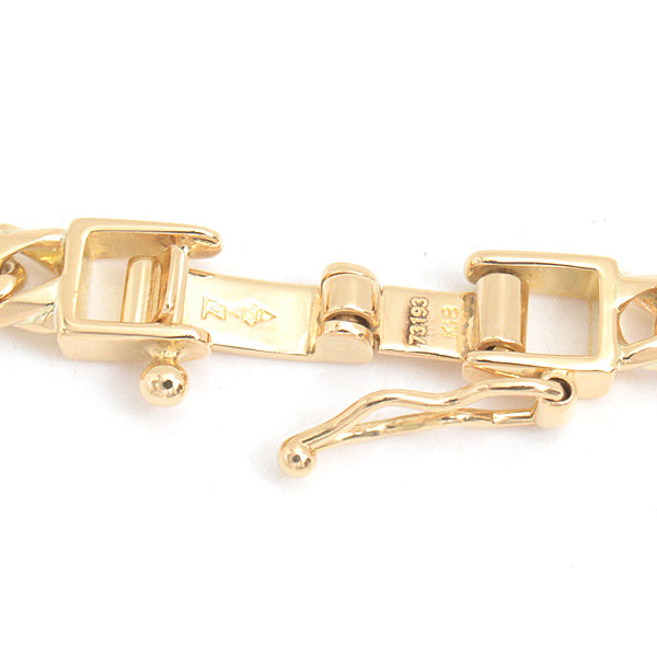 K18 6-Sided Double Bracelet Yellow Gold