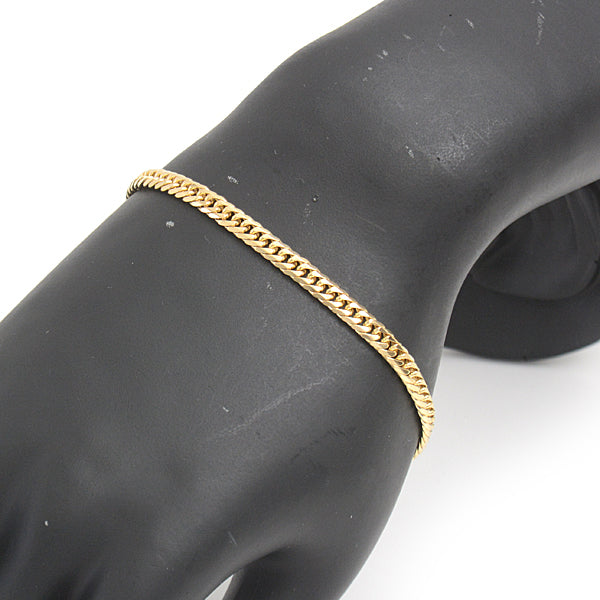 K18 6-Sided Double Bracelet Yellow Gold