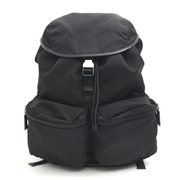 Prada Nylon Backpack Black V164