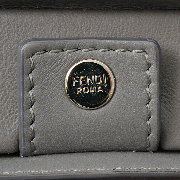 Fendi Zucca Calf Leather Crossbody Bag 7M0346