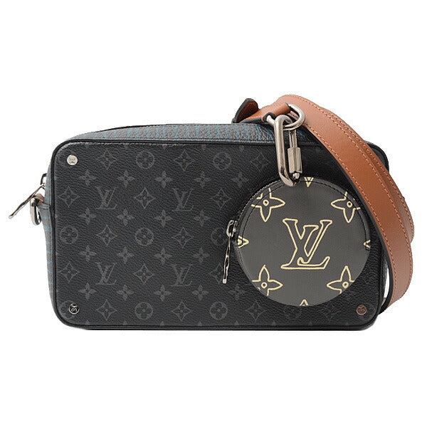 Louis Vuitton Monogram Eclipse Volga On Strap Bag