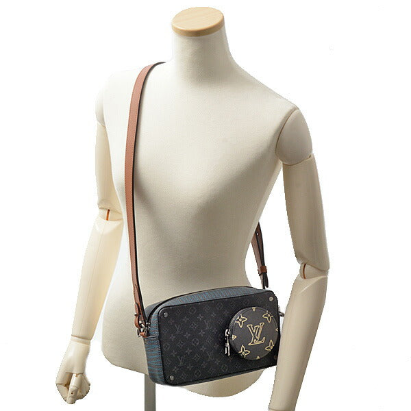 Louis Vuitton Monogram Eclipse Volga On Strap Bag