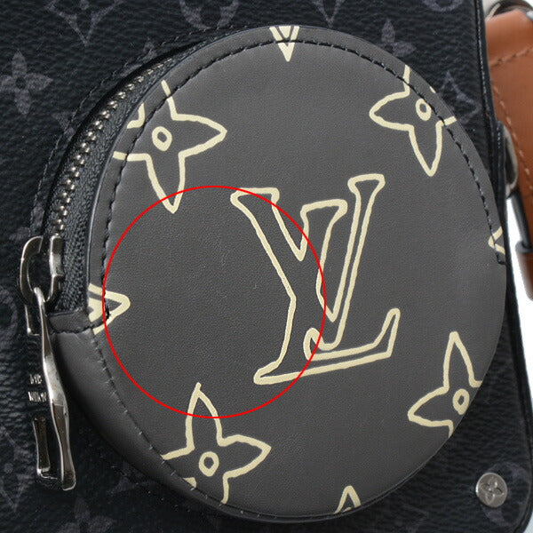 Louis Vuitton Monogram Eclipse Volga On Strap Bag