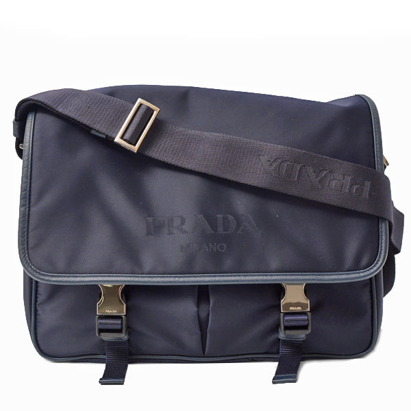 Prada Nylon Logo Messenger Bag 2VD768 in Great Condition