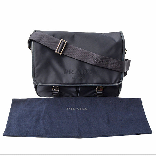 Prada Nylon Logo Messenger Bag 2VD768