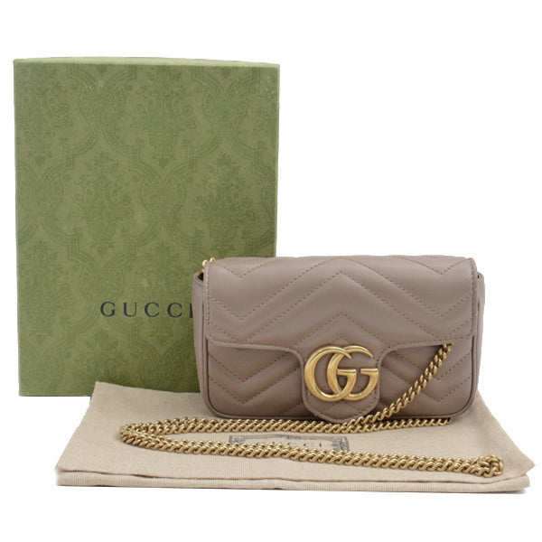 Gucci GG Marmont Quilted Leather Super Mini Bag 476433