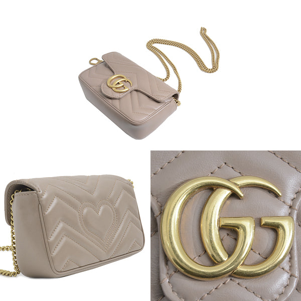 Gucci GG Marmont Quilted Leather Super Mini Bag 476433