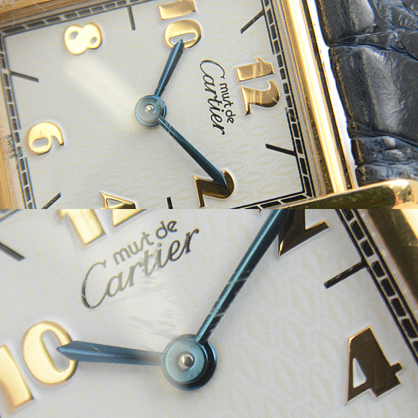 Cartier Must Tank Vermeil SM Quartz Watch 5057001 in Very Good Condition