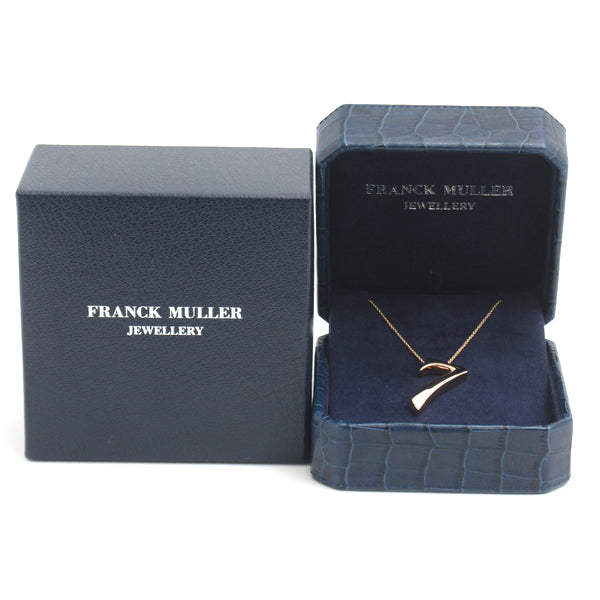 Franck Muller Talisman No.7 Necklace Pink Gold 750PG in Great Condition