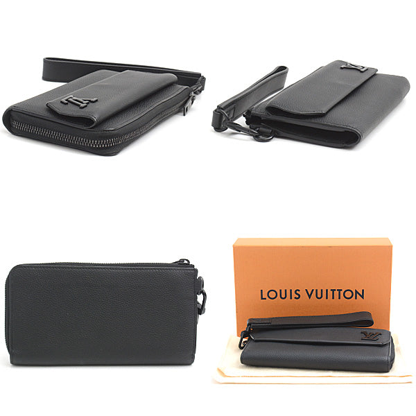 Louis Vuitton Aerogram Zippy Wallet M69831 Black